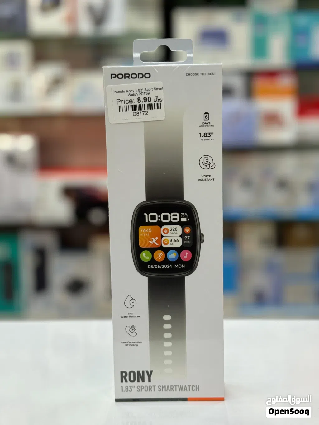 Brand New Porodo Rony Watch in Oman Heath Tracker 1 Year Warranty