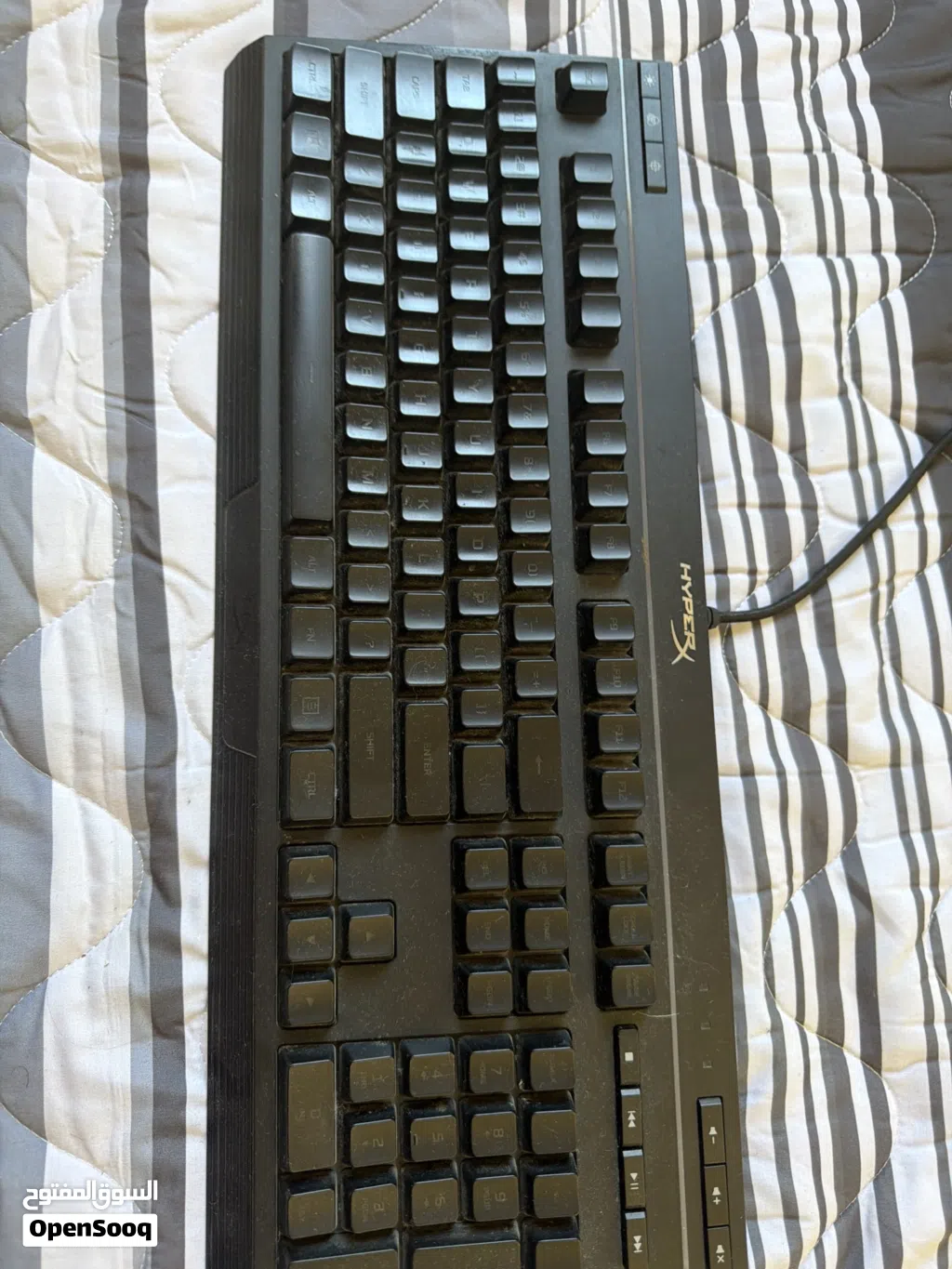 all real mouse pad and great keyboard razor and hyperx