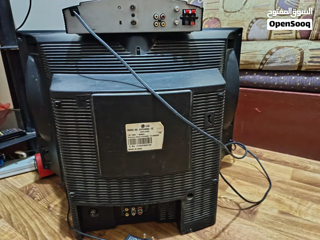 تلفزوين lg + رسيفر