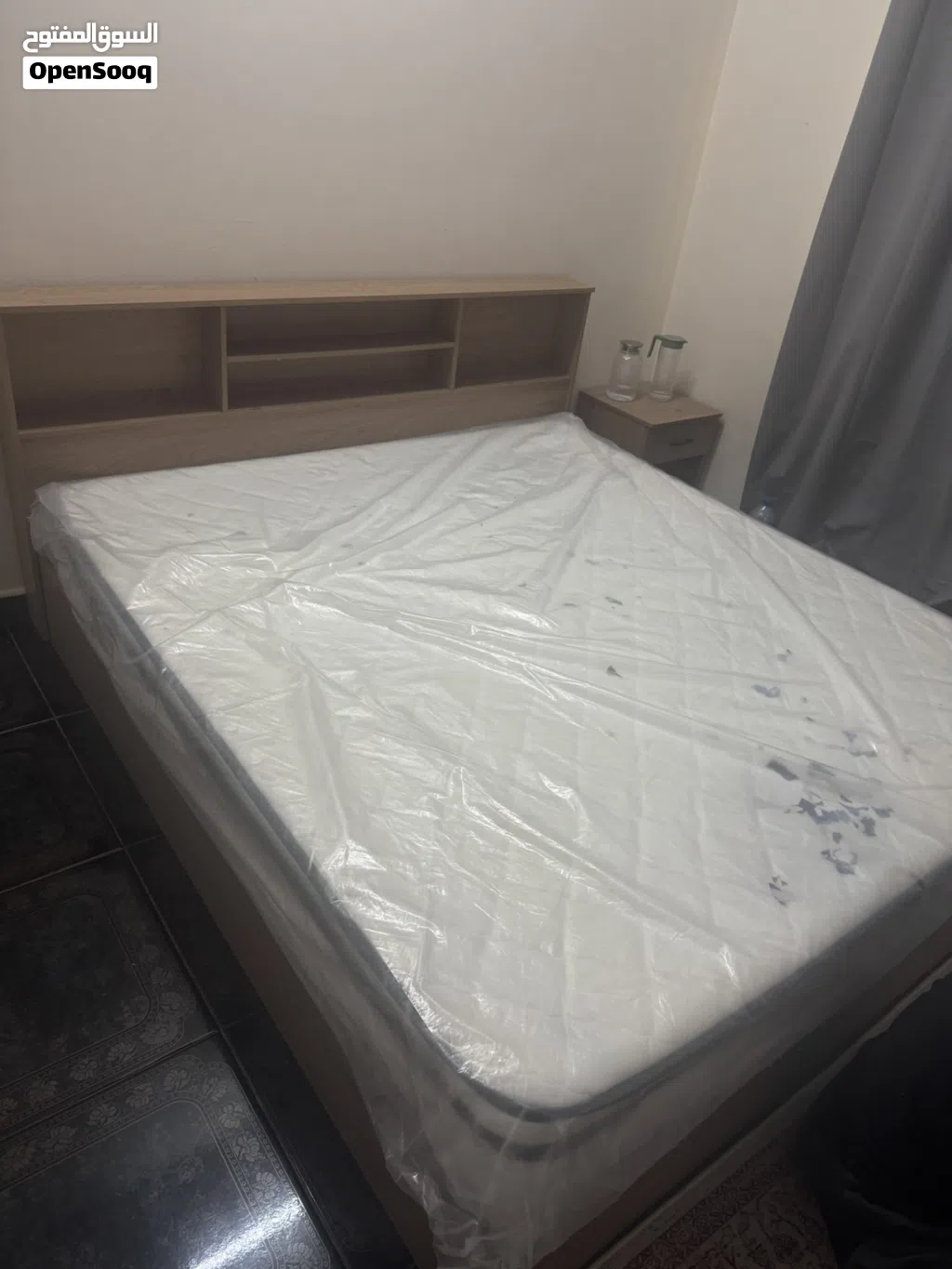 Bed Mattress,cupboard,dressing table,nightstand all set