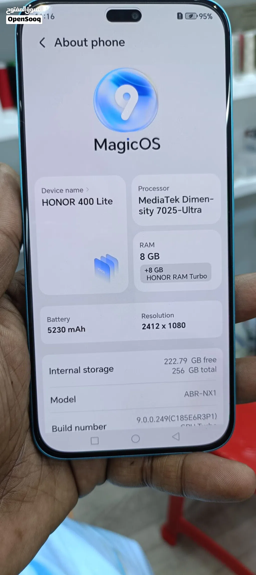 honor 400 lite box cable available 8gb +256 memory 11. warranty available