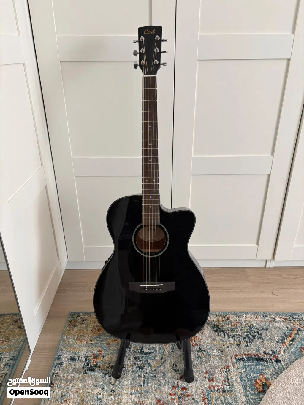 CORT L60CE BK ACOUSTIC GUITAR