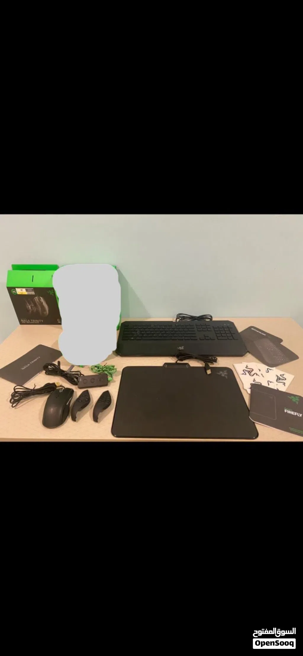 للبيع كيبورد ريزر مع ماوس ريزر مع ماوس باد ريزر Razer death stalker