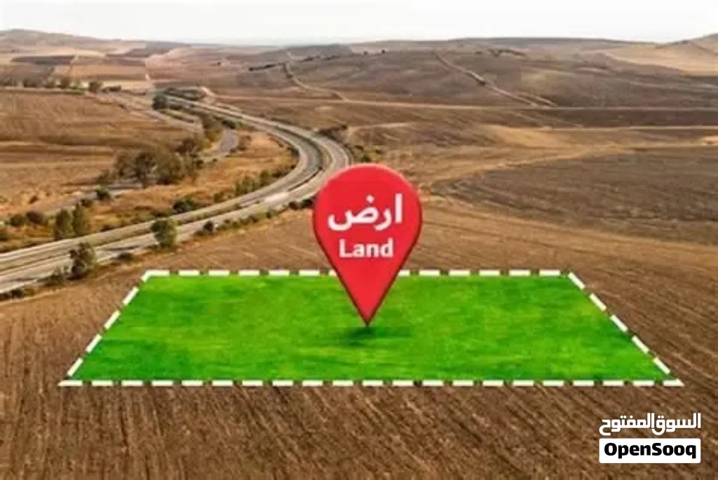 للبيع ارض سكنيه مميزه علي شارعيين المركزيه