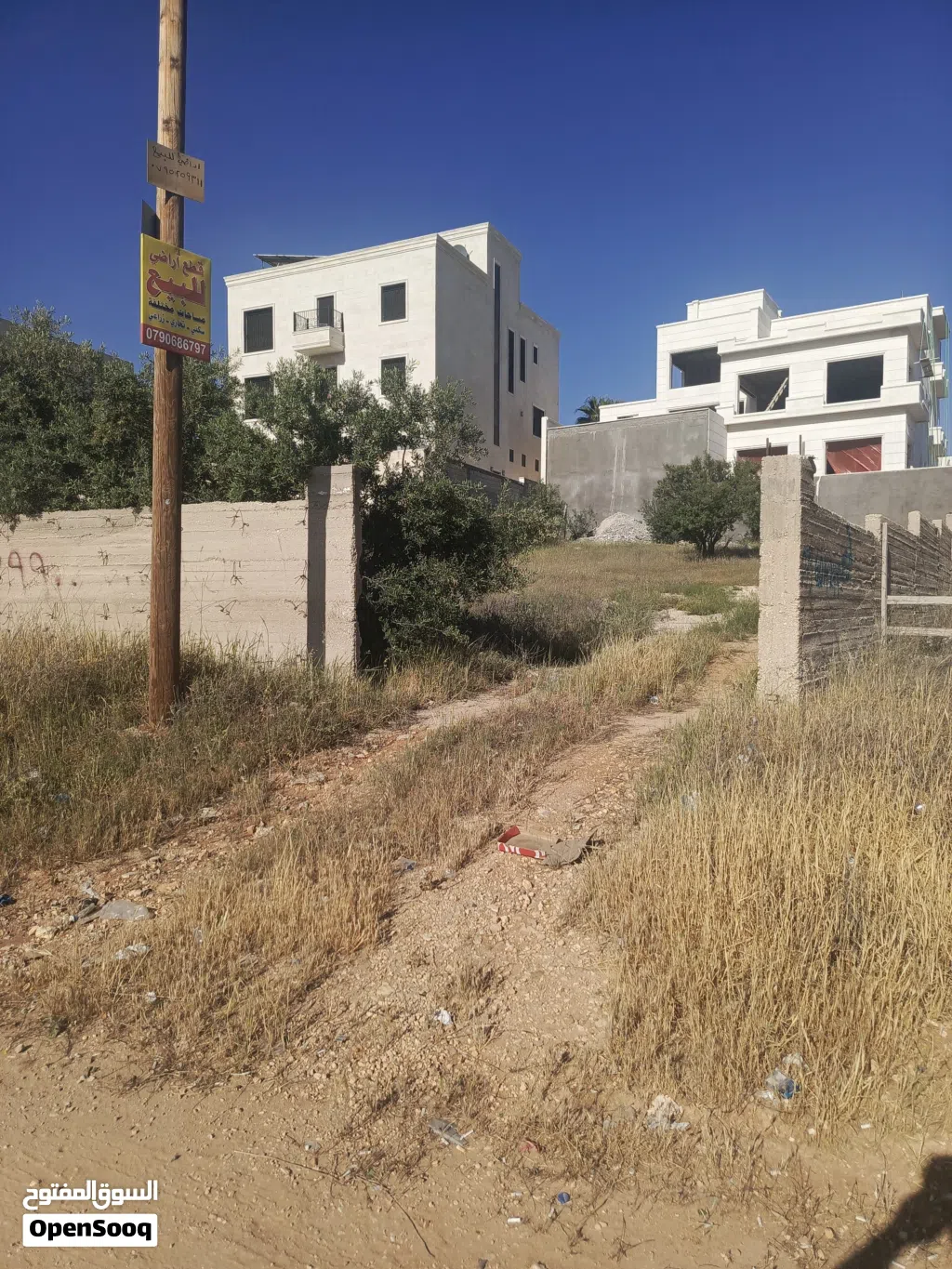 أرض مميزة للبيع في ناعور حوض أم رمانه الغربي حي الضروان إسكان المستشفى الإسلامي