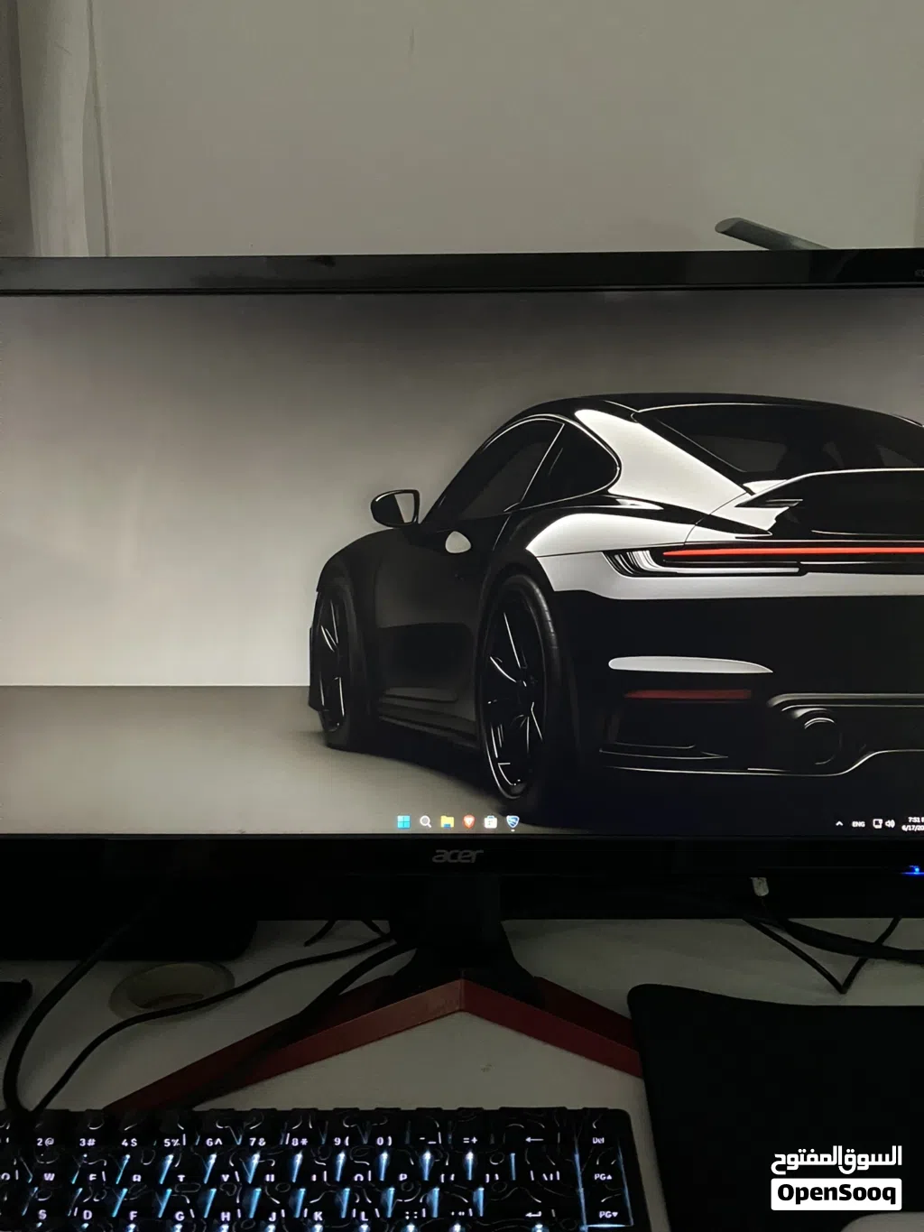 شاشه ايسر 165Hz نظيفه جدا