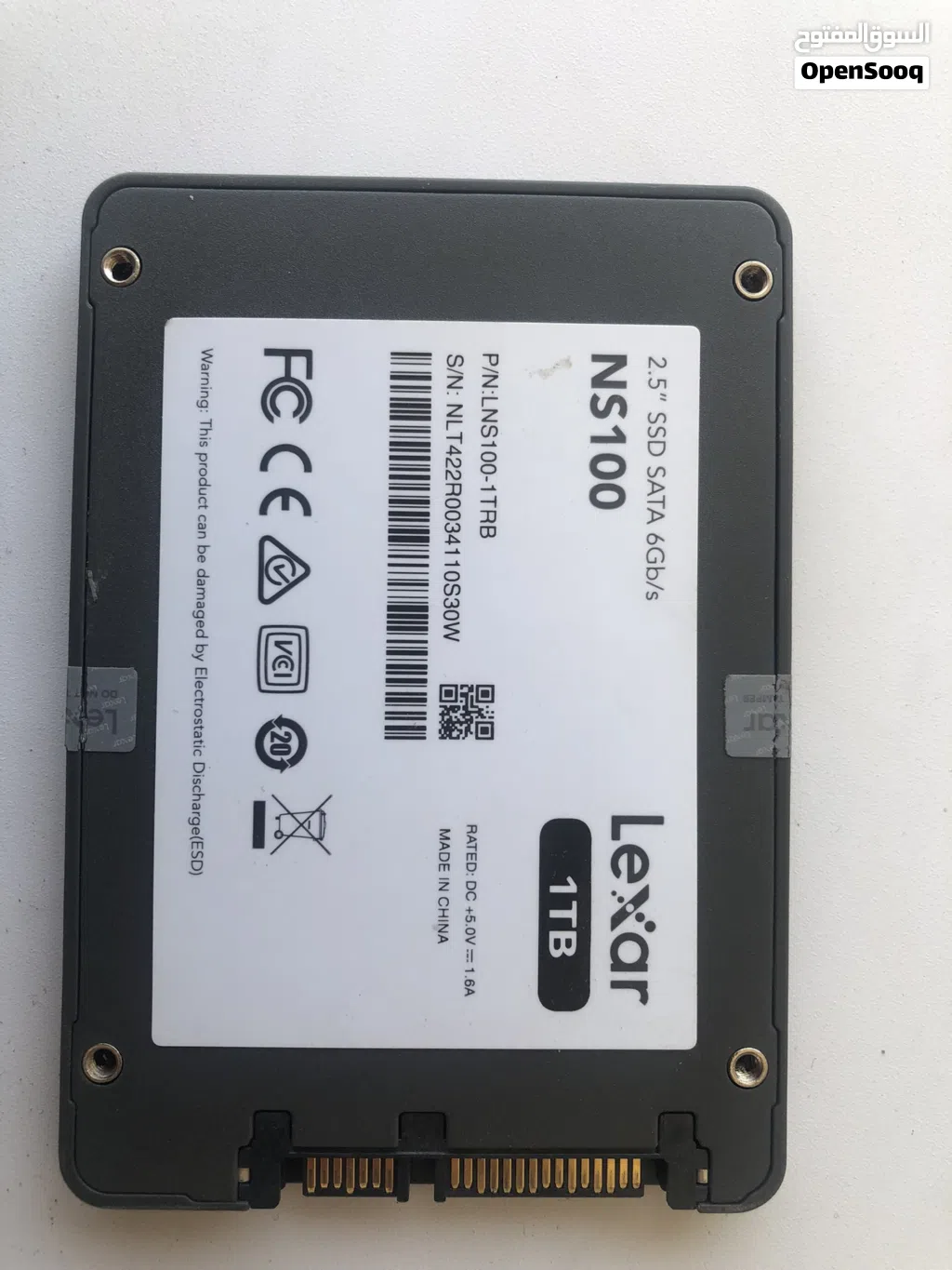 هارد SSD Lexar NS100 بسعة 1 تيرا (1TB) - بحالة ممتازة
