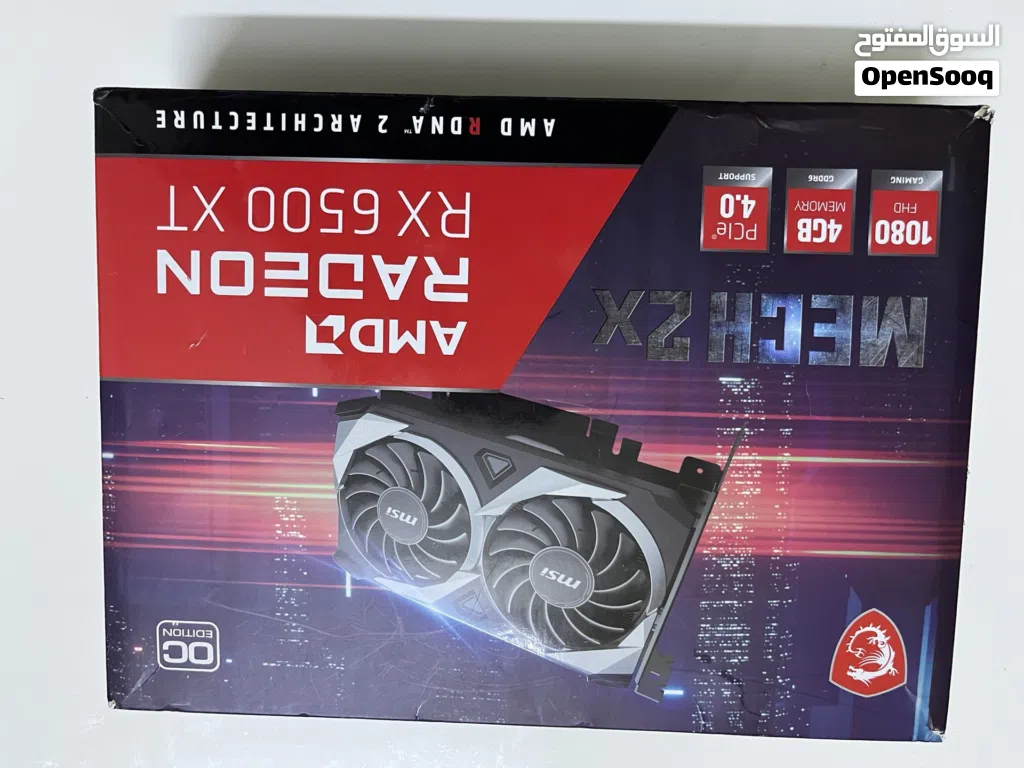 كرت شاشة MSI Radeon RX 6500 XT 4GB