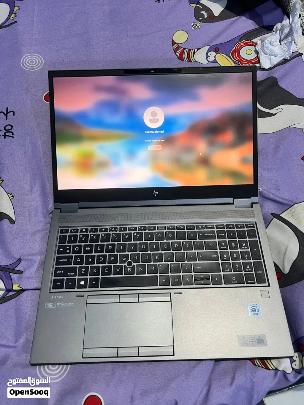 لابتوب للجرافيك والرندر Hp Zbook Fury G7