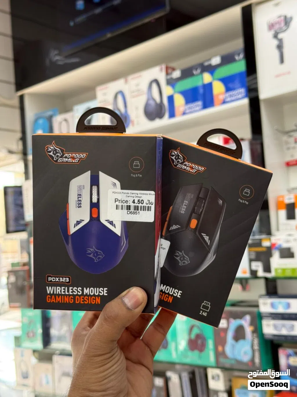 Brand New Porodo Gaming Mouse in Oman 2.4G Wireless 1 Year Warranty