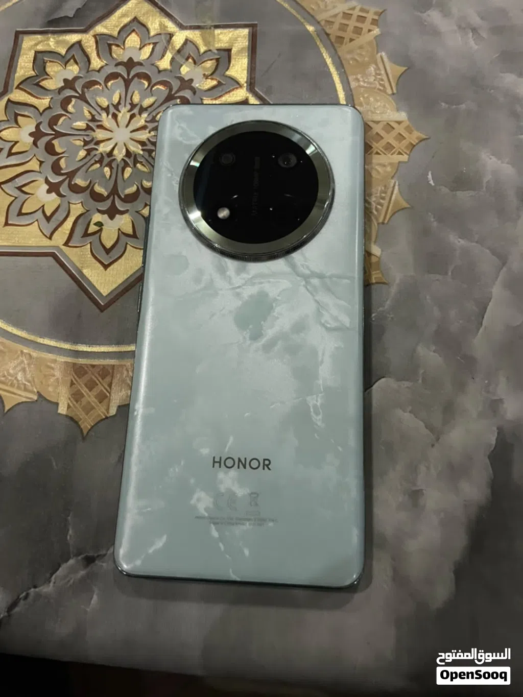 لقطة Honor X9c نظيف جداً 256GB مع 12RAM يدعم 5G، بطارية ضخمة وضد الكسر بسعر 170 لقطه.