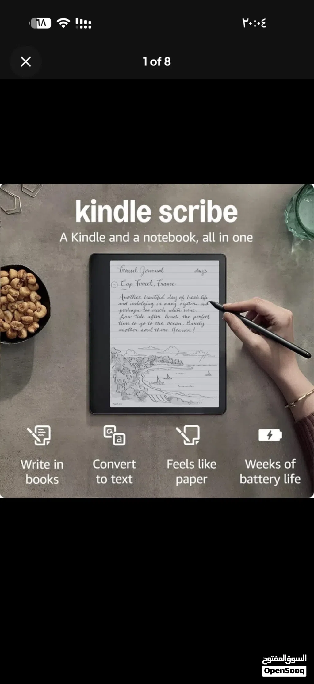 Amazon kindle scribe Notebook 10.2” display 2024 Notebook Premium pen