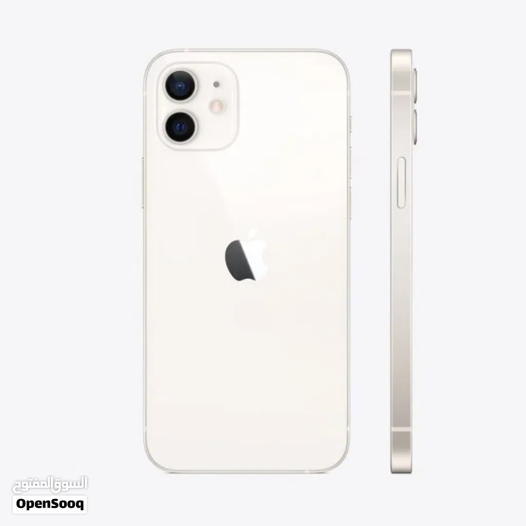 للبيع: آيفون 12 ميني (iPhone 12 mini) - أبيض ملكي الجهاز يتميز بحجمه المريح والمميز وأدائه السريع،
