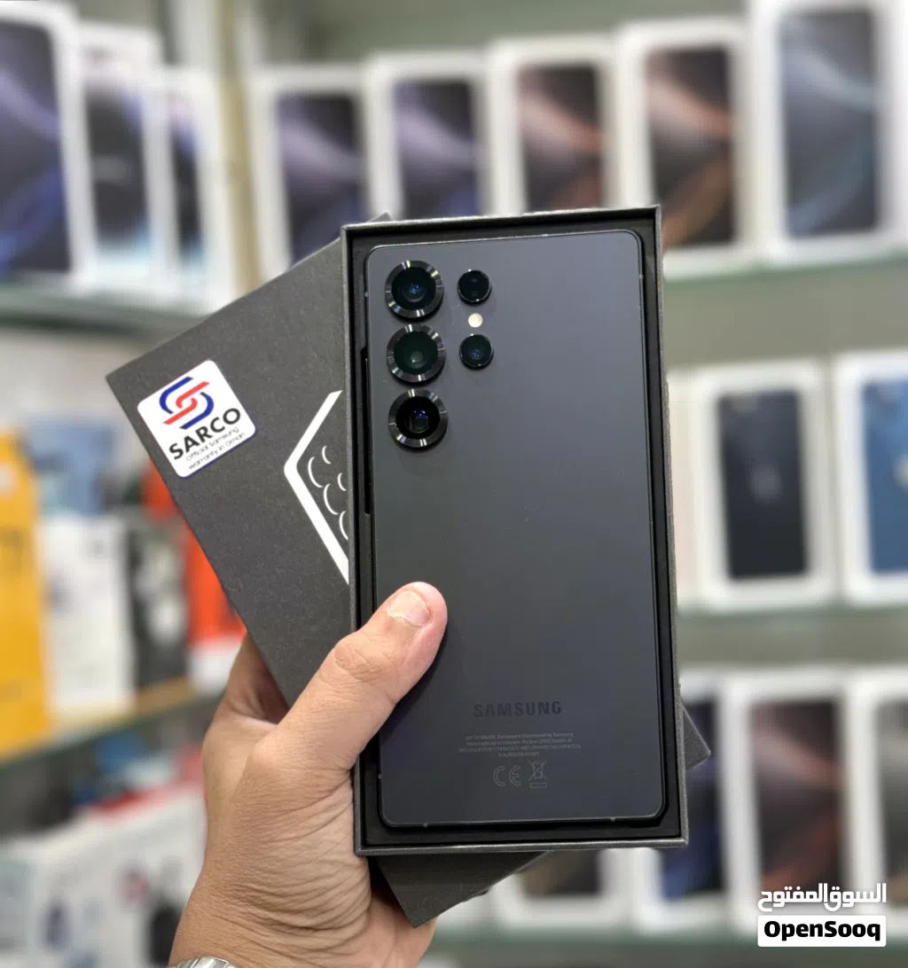 عرض خاص : Samsung S25 ultra 256gb هاتف بحالة الجديد مستعمل مع ضمان من دكتور فون بأقل سعر