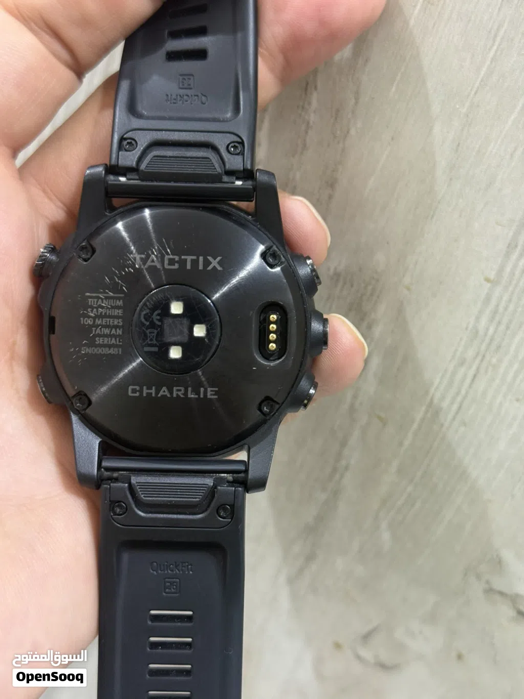 ساعه جارمن تكتيكيه عسكريه Garmin tactix Charlie
