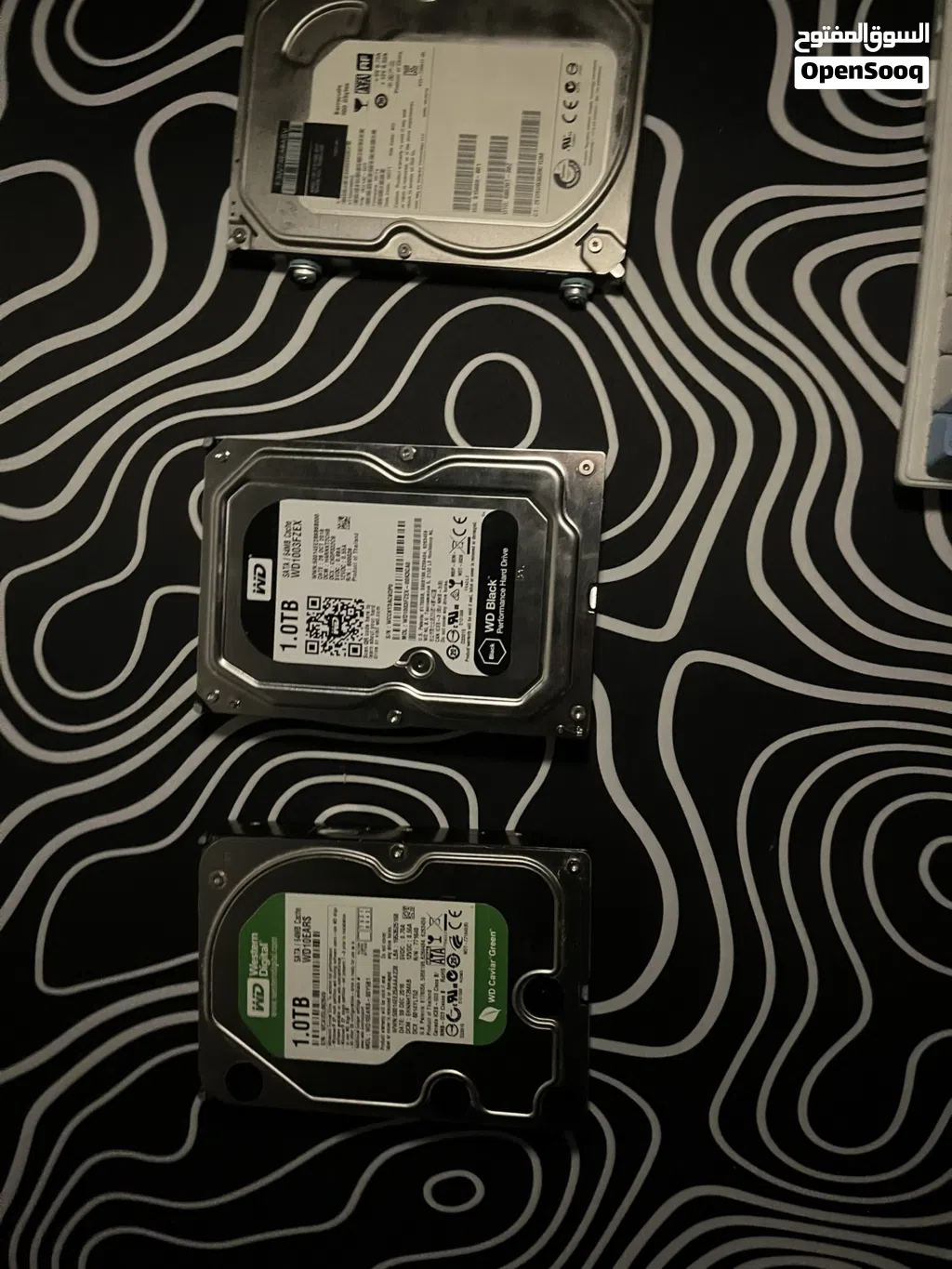 هاردات متنوعه مستعمله شويه 1TB+1TB+500GB