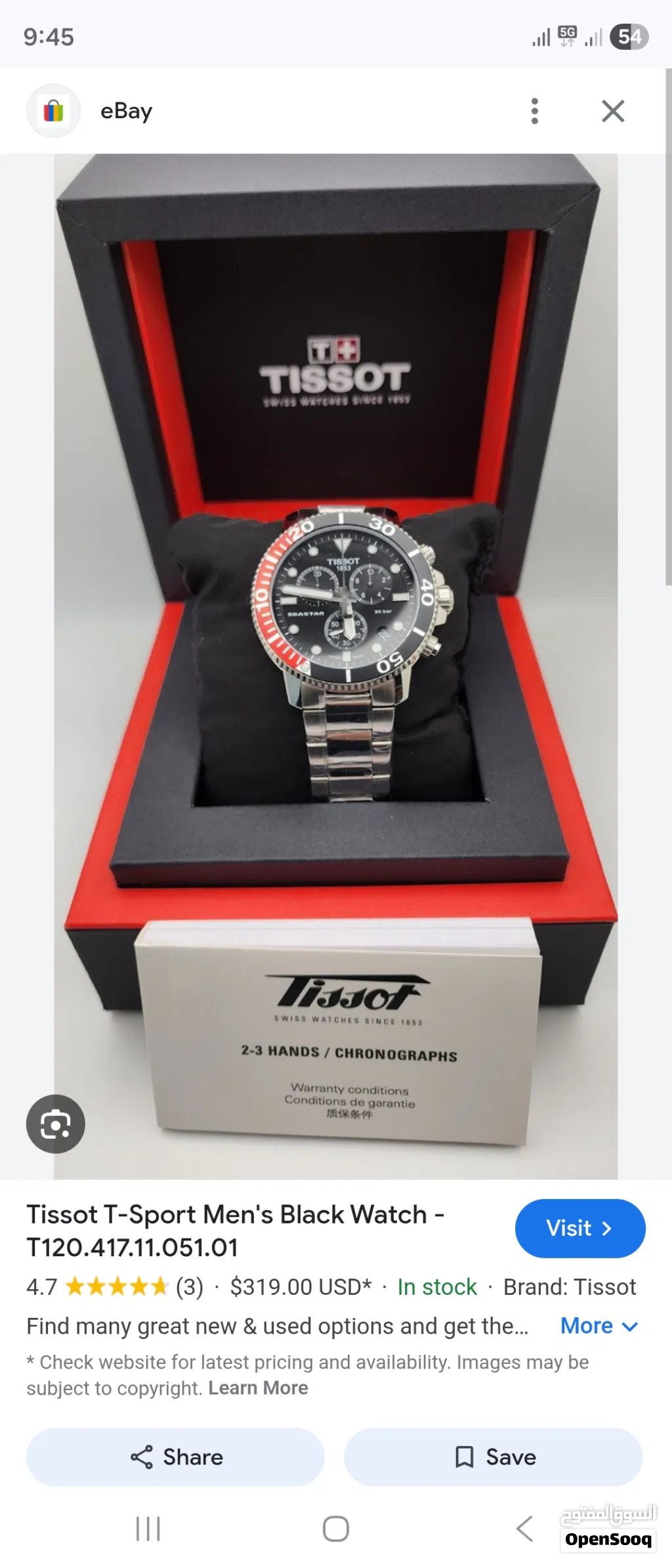Used Tissot watch for sale(2years warranty)