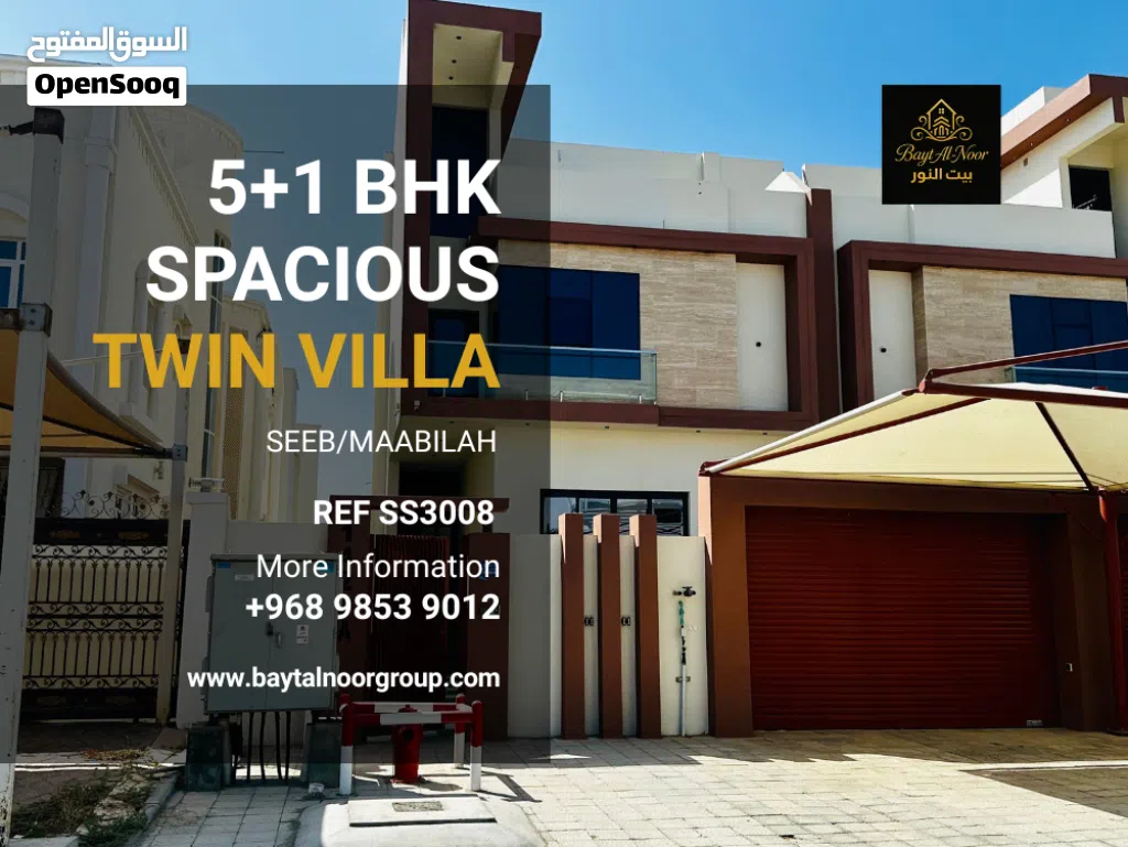 For Sale: Spacious 5+1 Bedroom Villa with Private & Canopy Parking REF SS3008