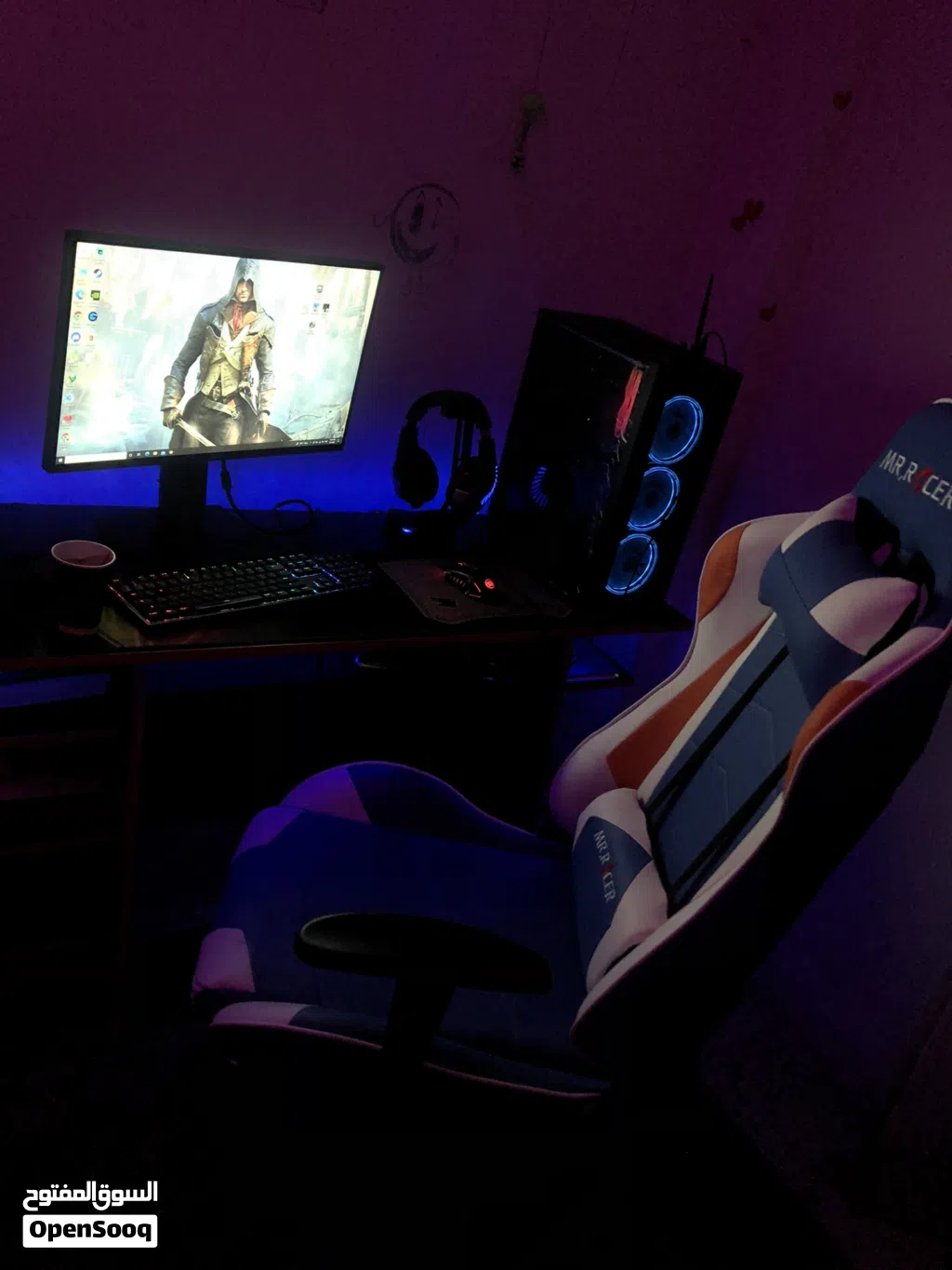 Gaming Pc سستم بي سي كامل للبيع المستعجل بسبب السفر