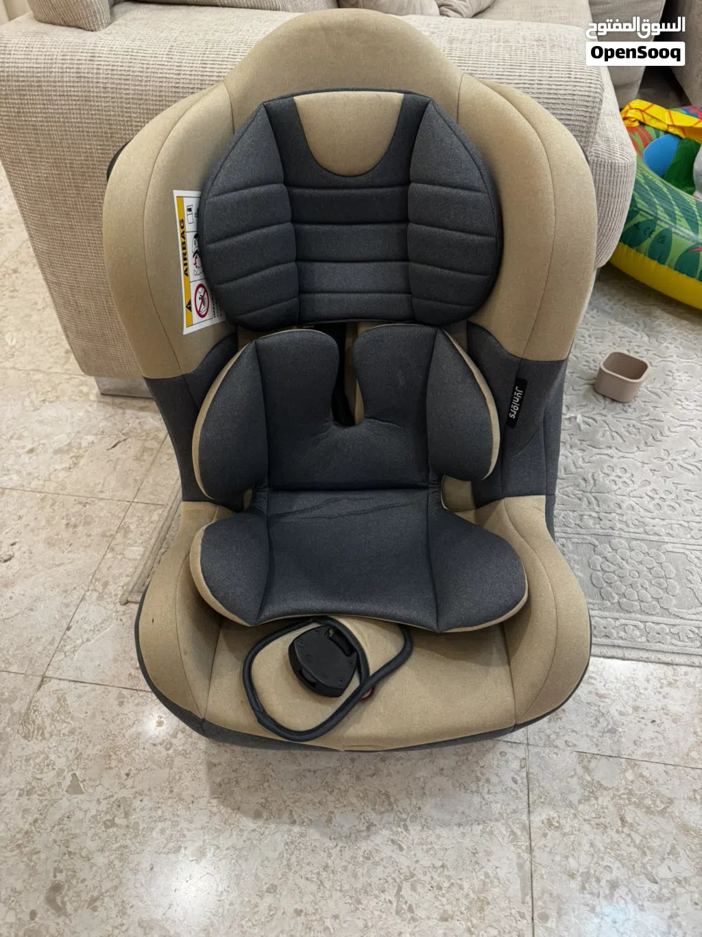 For kids to be safe in the car and sit in the car