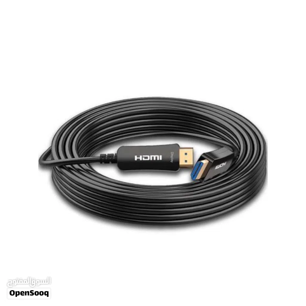 HAING Active Optic Fiber HDTV HDMI Cable 15M كابل HDMI ألياف ضوئية نشط HAING HDTV بطول 15 متر