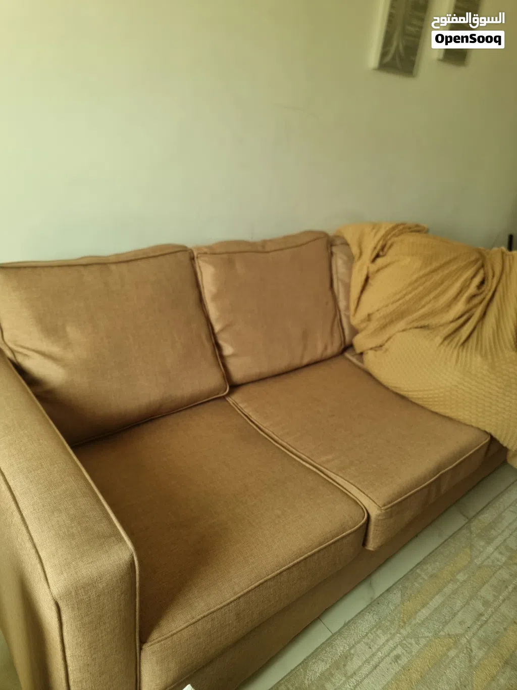 كنبة 3 اشخاص وكرسيين sofa +2 chair