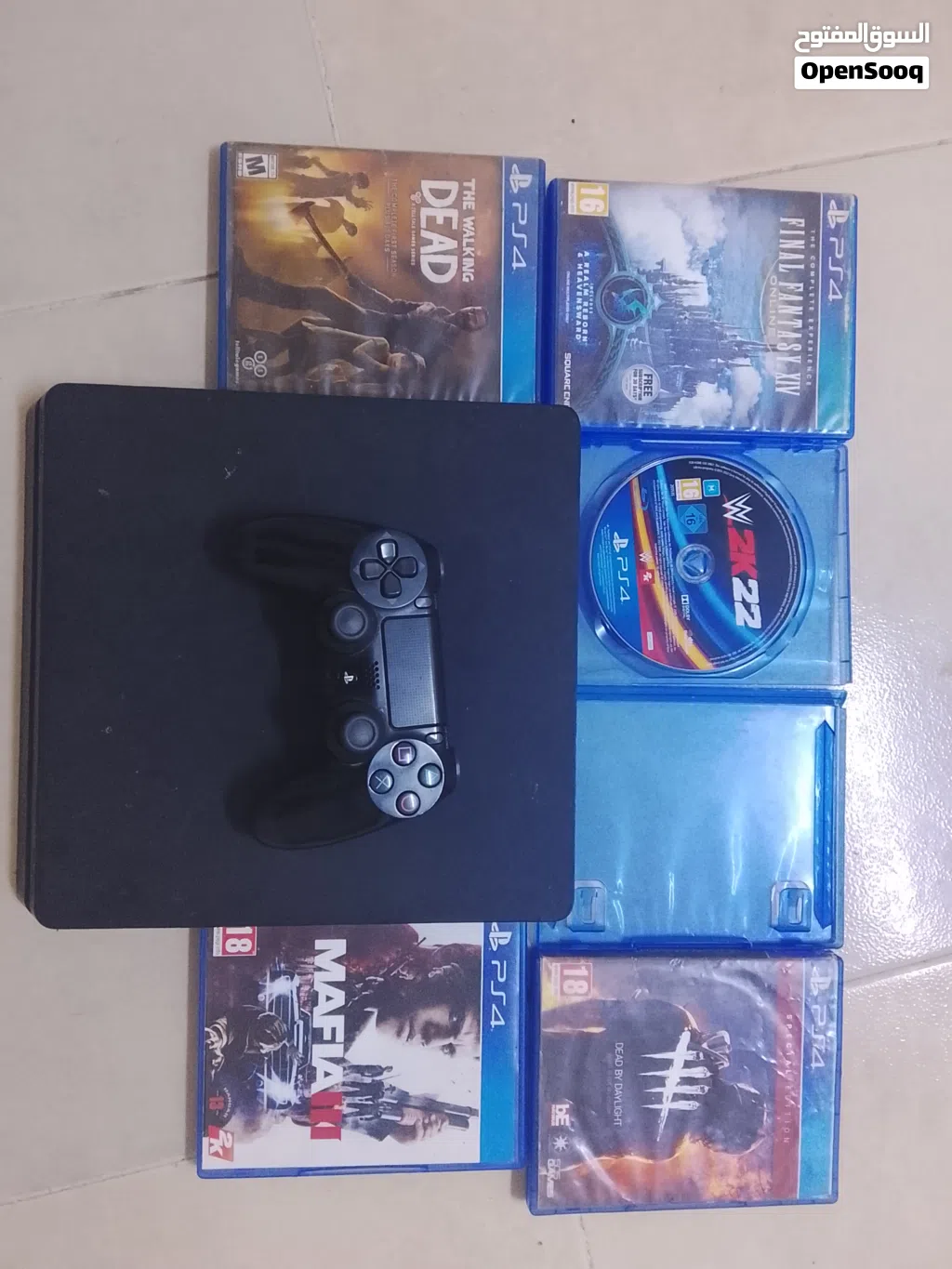 بلايستيشن4 للبيع مع الاشرطه