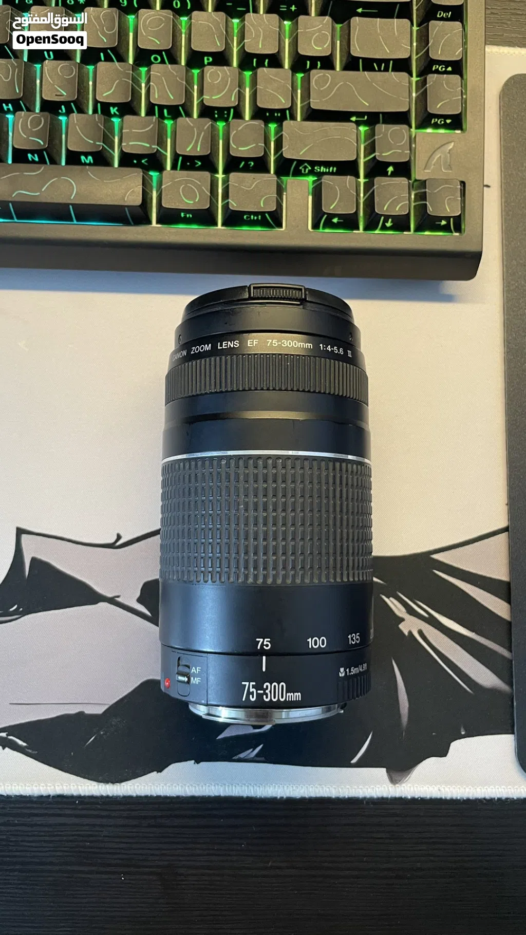 عدسة كانون زوم 75-300 mm