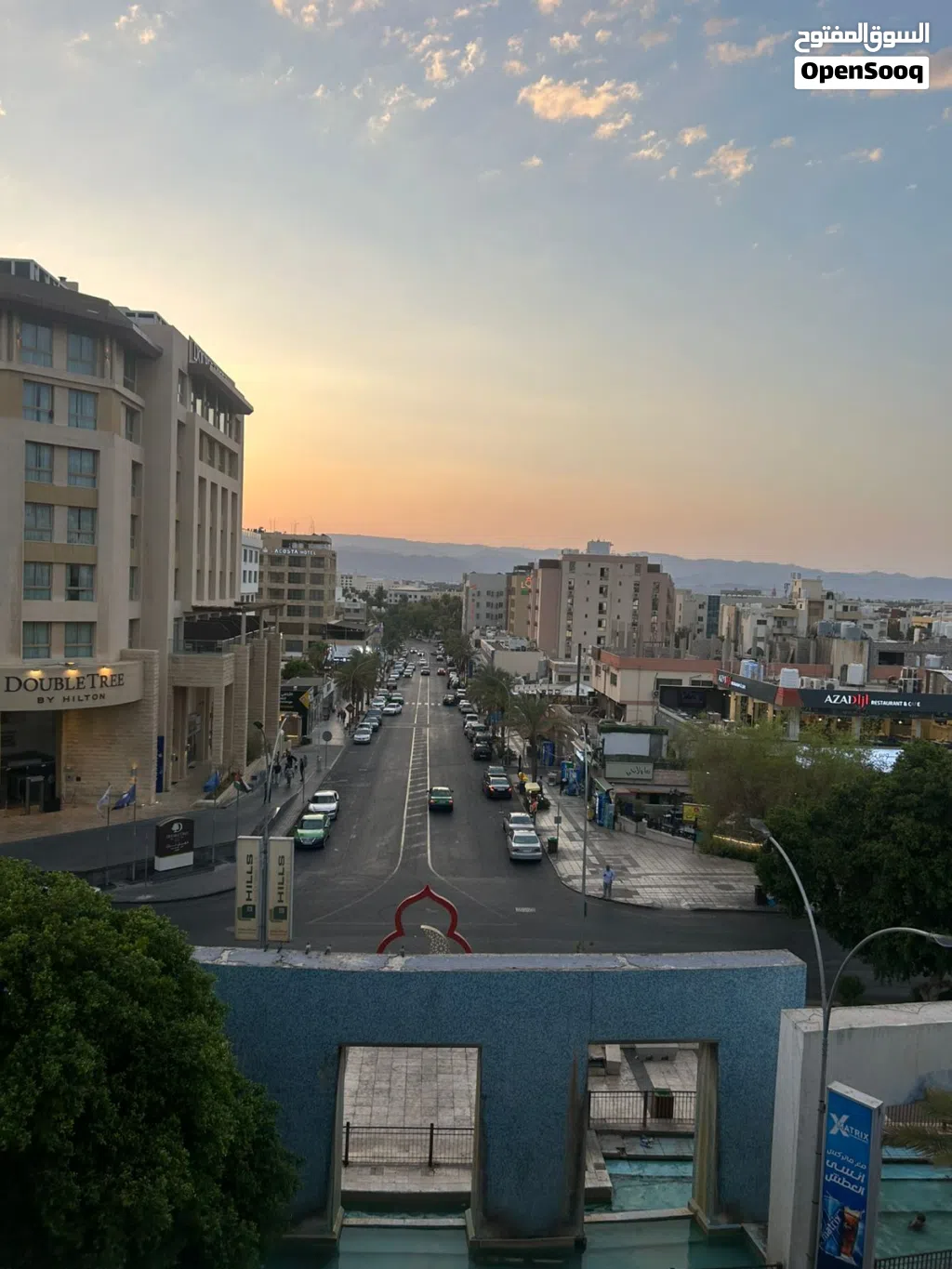 شقة مفروشة للإيجار اليومي في العقبة، تقع في شارع الحمامات التونسية بموقع 3 دقائق الى البحر والخدمات