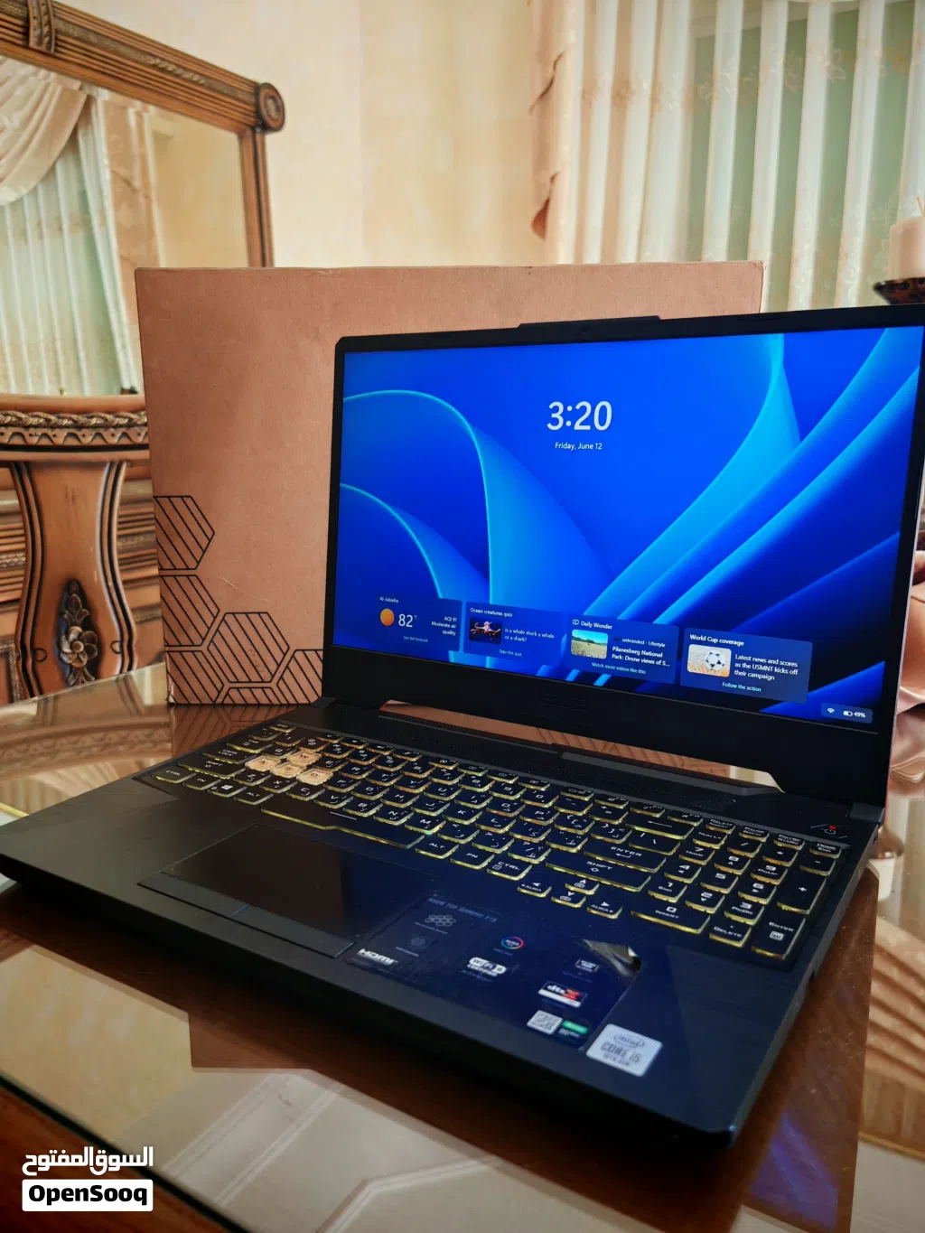 ASUS TUF GAMING (i5 10 gen + GTX 1650 Ti + 16GB RAM)