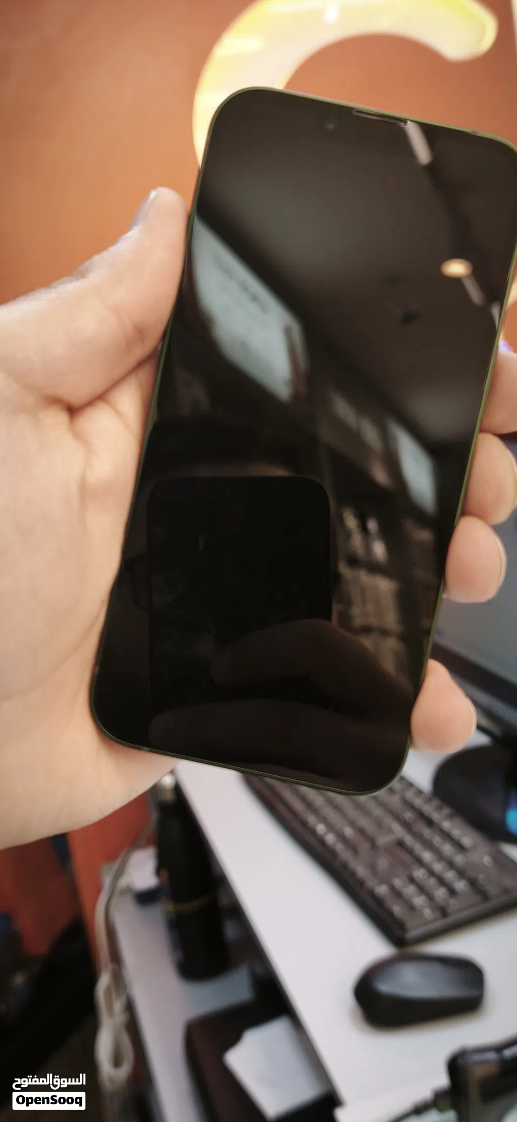 IPHONE 13 تخزين : 128G لون : أخضر بطارية : 100% الجهاز جديد فقط مفعل بدون كرتونة بسعر حرررررررررق