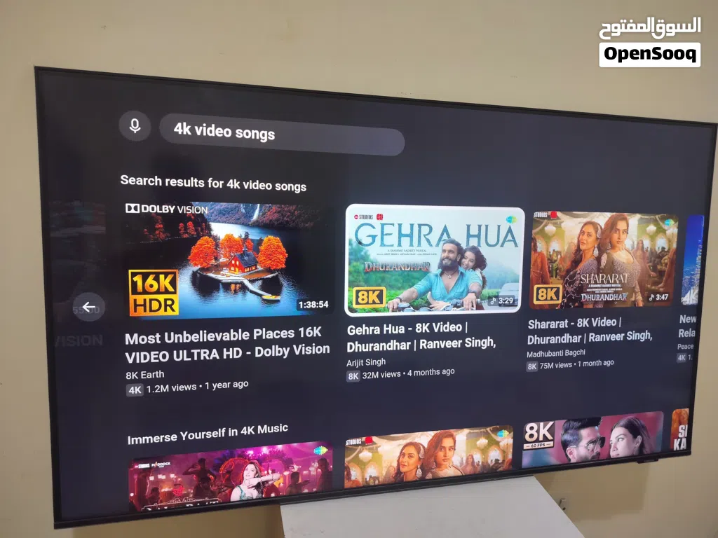 Samsung 50 inch 4k crystal UHD smart led tv with orignal remote control