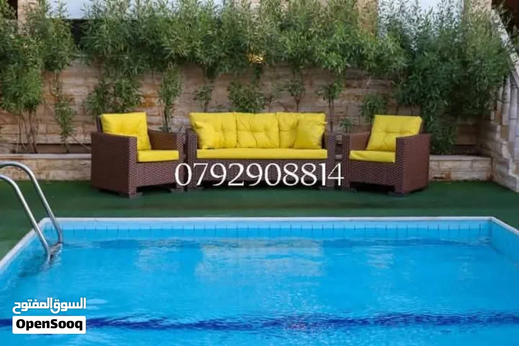 اطقم راتان وبامبو صيانه الرتان و الخيزران نصلكم اين ماكنتم دهان غيار فرش اغطية