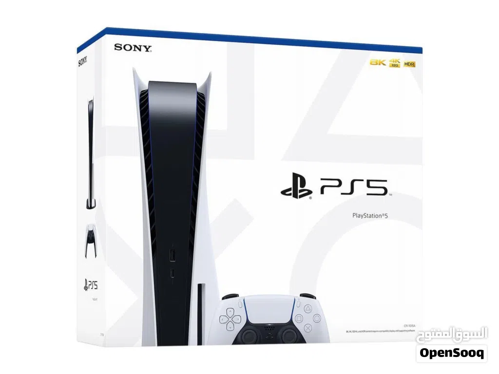 بلاي ستيشن 5 1تيرا نسخة الأقراص PlayStation 5 1TB CD