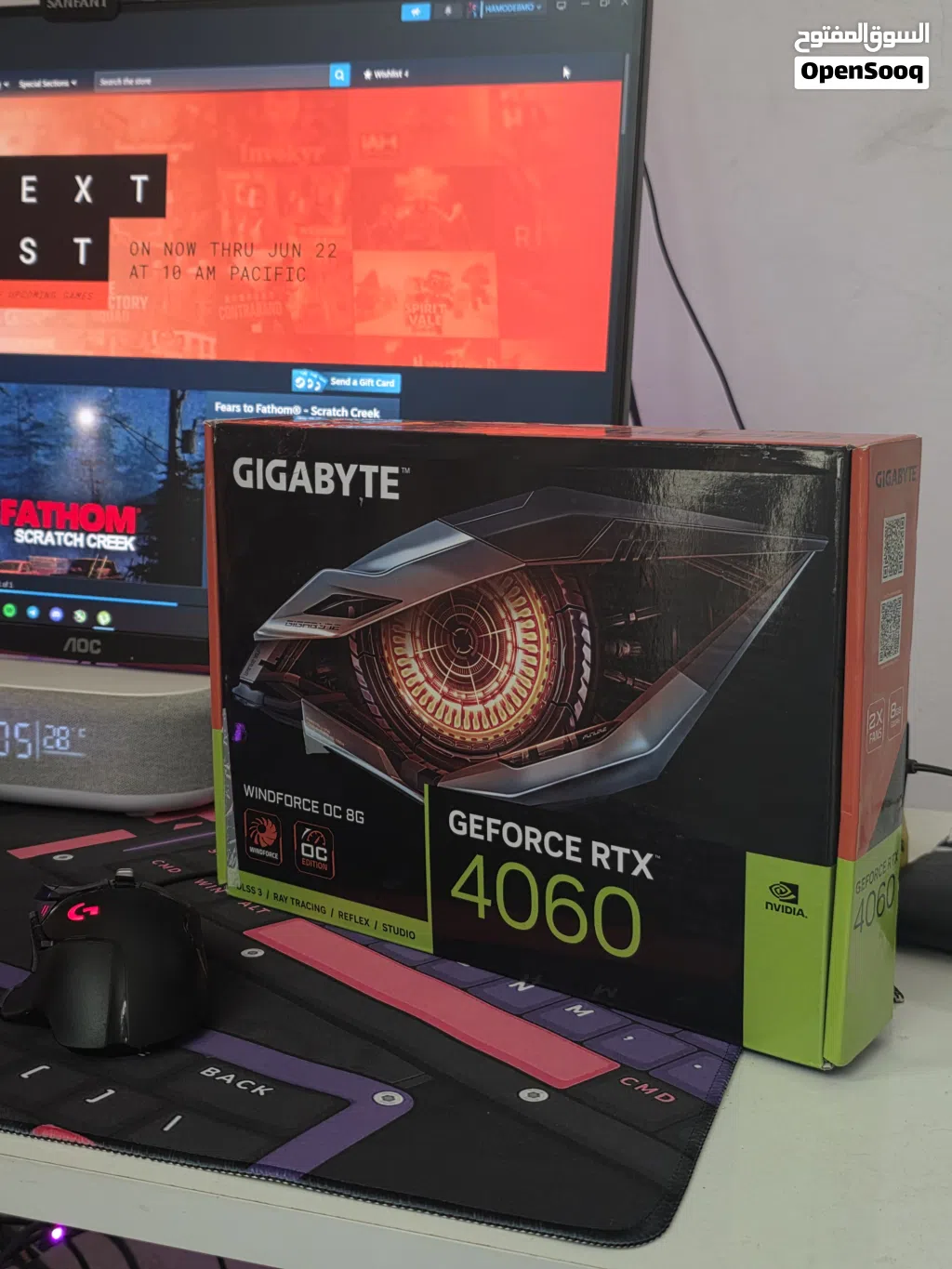 RTX 4060 GIGABYTE R7 5700G