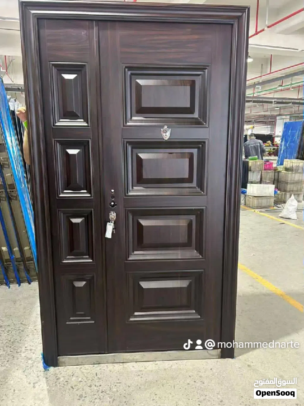 ابواب صينية للبيع السجانة تصاميم عصرية عرض 120 و100 و80 سمك 7 الاسعار 870 و770