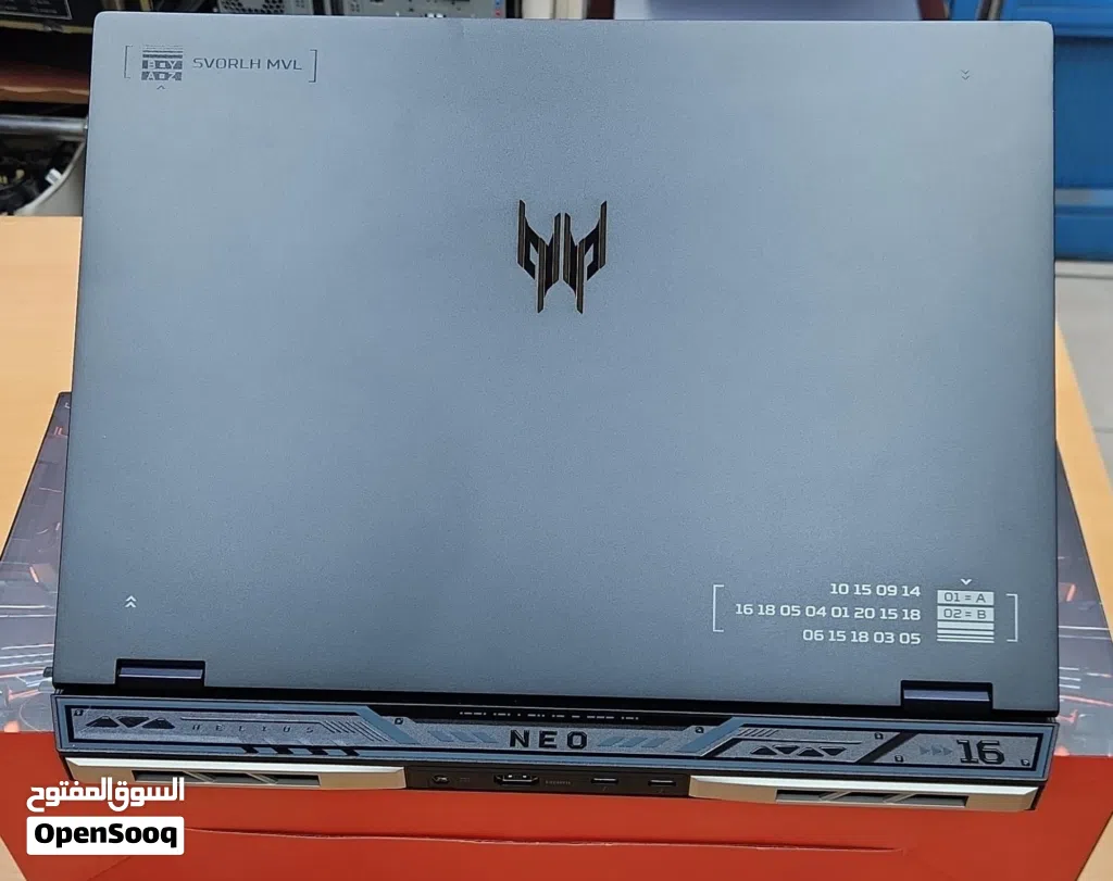 للبيع لابتوب جيمنقAcer Predator 16 2k 240hz i914gen/32Ram DDR5/1TBSSD/4070Rtx 8GB