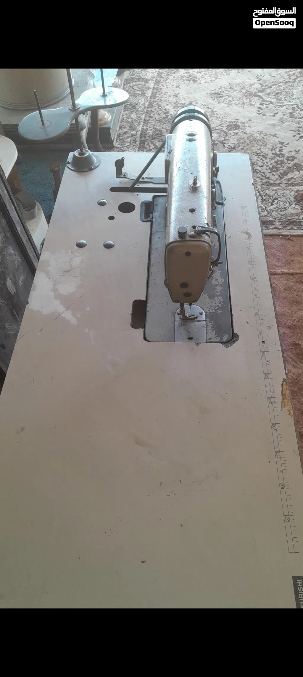 مكينة خياطه صناعي وبيتي نوع موستبيشي شغاله بحاله جيده جدا
