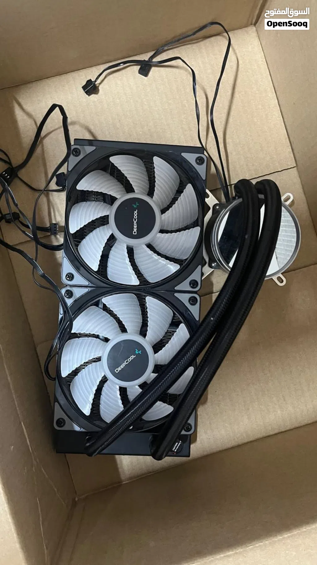 مبرد مائي deepcool للبيع اموره فوق الطيبه