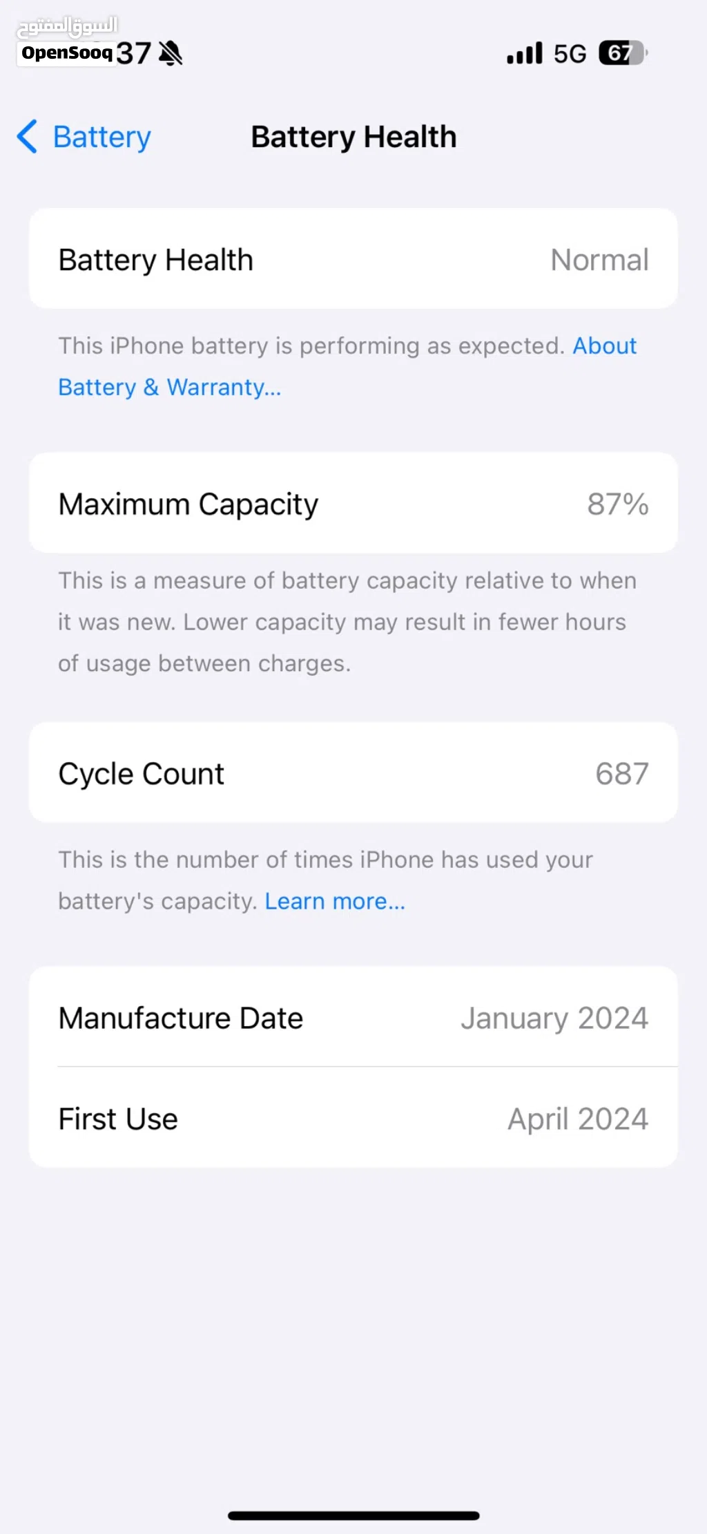 iPhone 15pro 128 Gb
