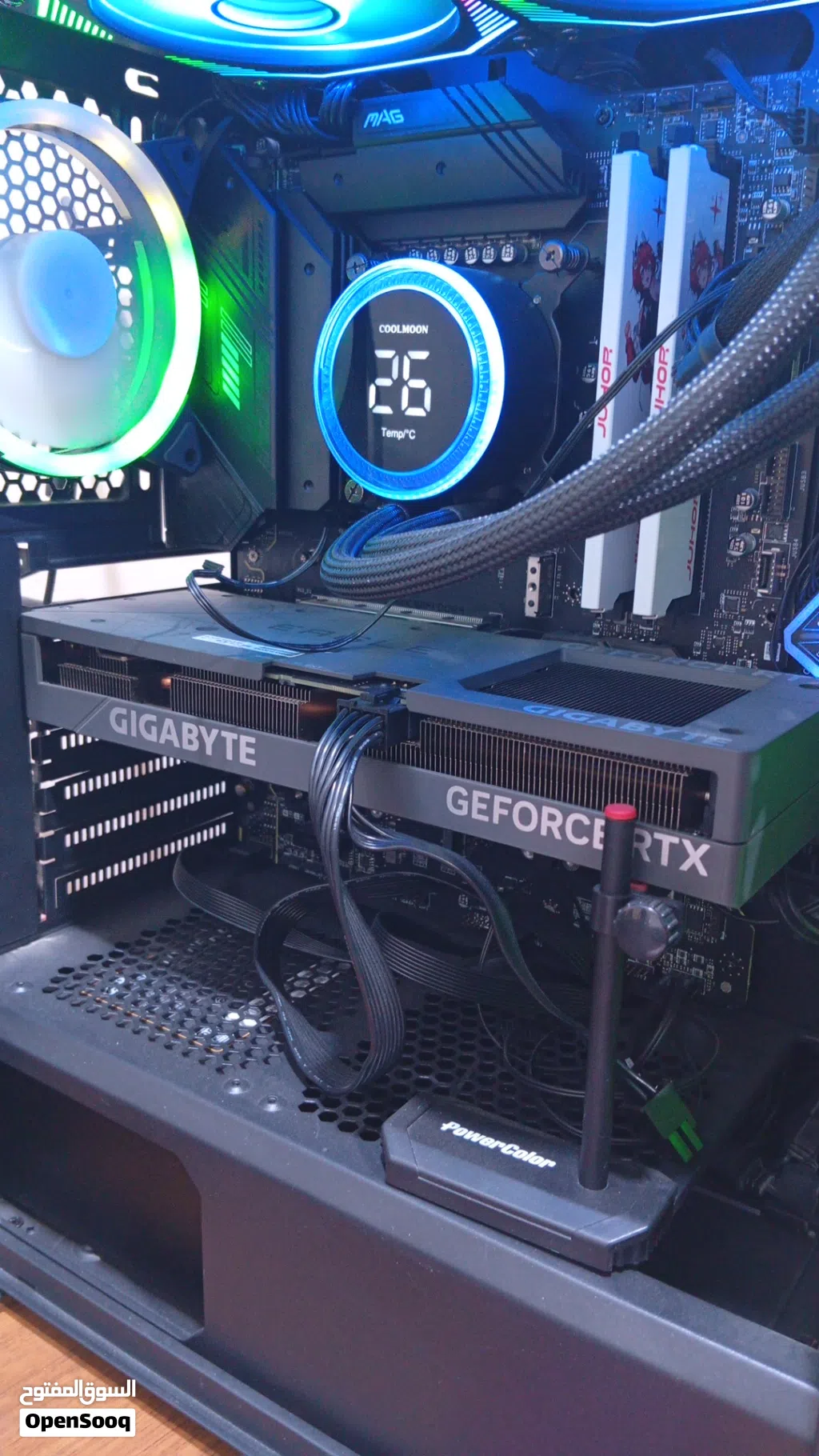 4060 ti 8g gigabyte oc كرت نضيف ما مفتوح