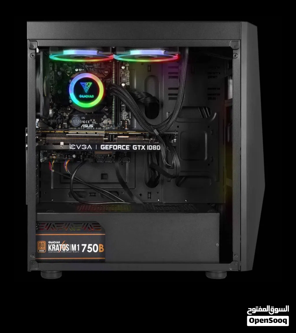 كيس جيمنج حاوية العاب Gaming Case RGB E1