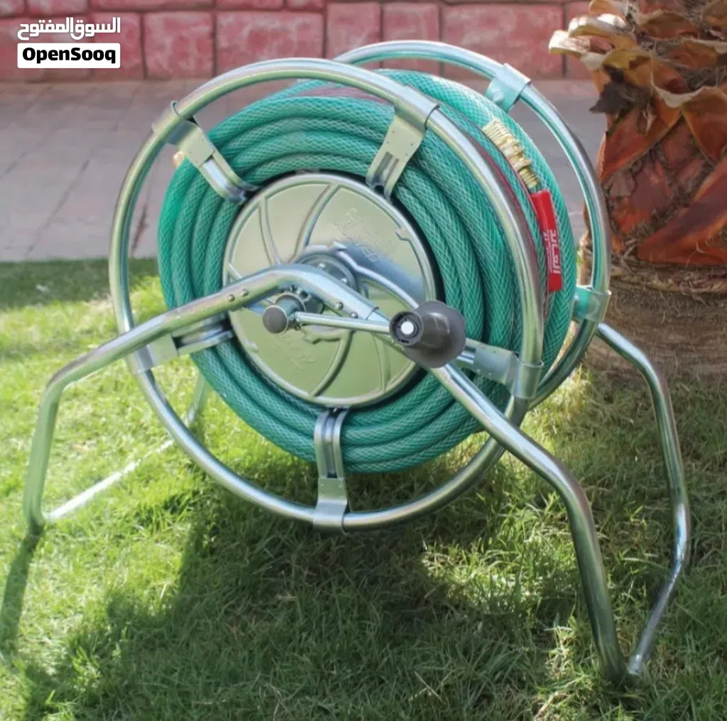 Garden Hose Reel with Stand One week used only 25 metres 1"