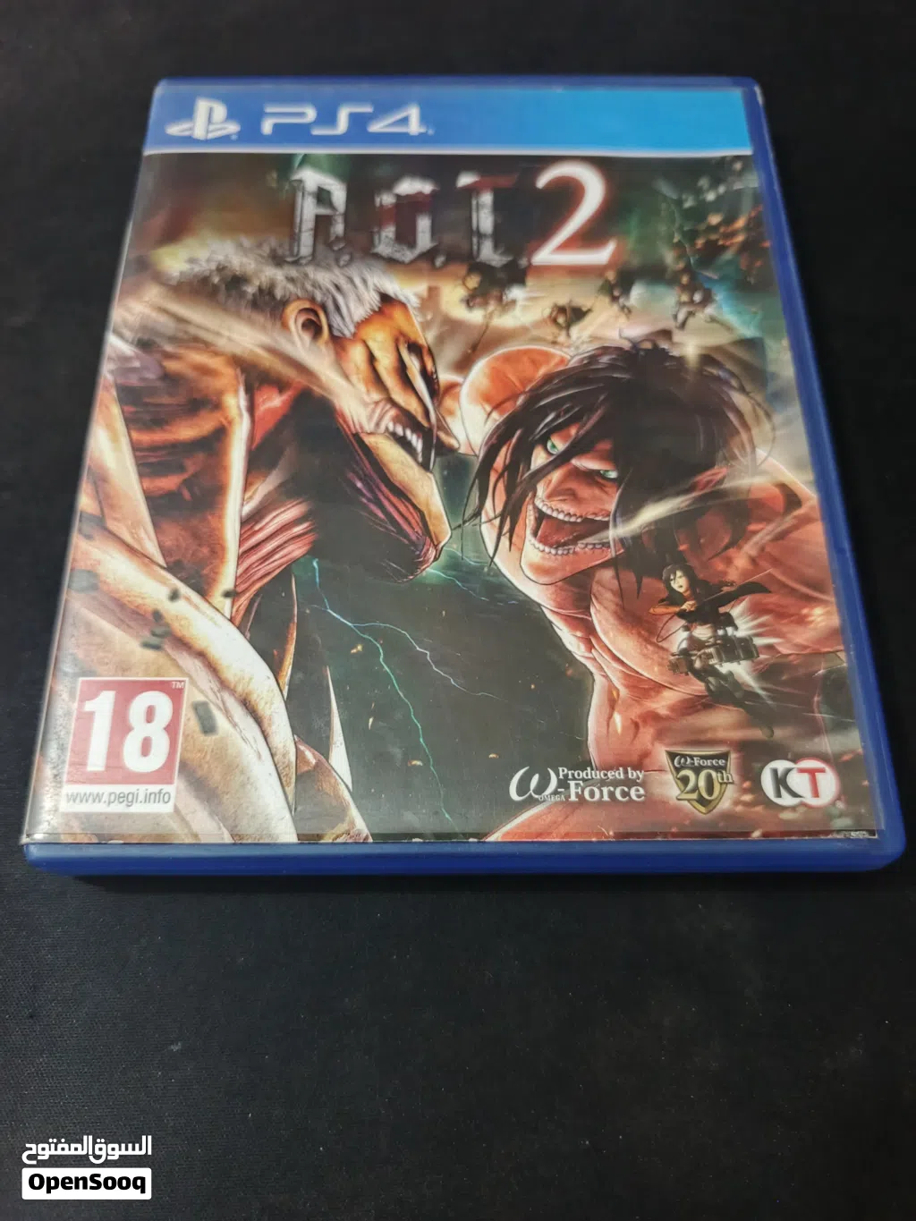 لعبه attack on titan ps4
