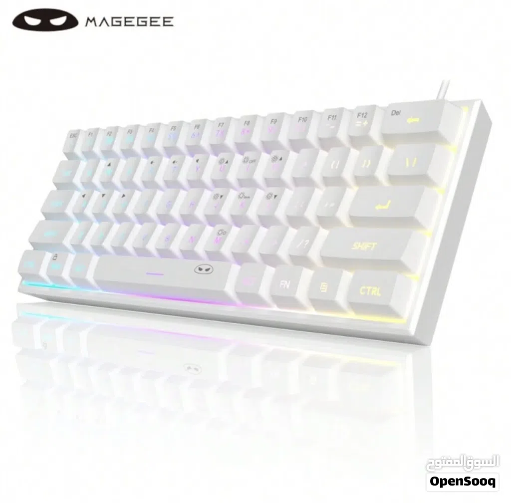 MageGee TS91 60% Compact Wired مستعمل لأسبوعين فقطKeyboard