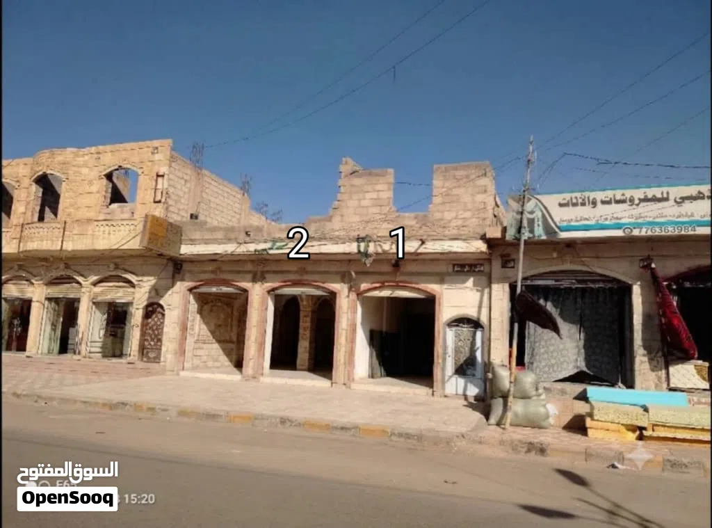 محلين للاجار في الخط الجديد جولة مصعب المطار امام عمارة دارس من50الف بس تخيل