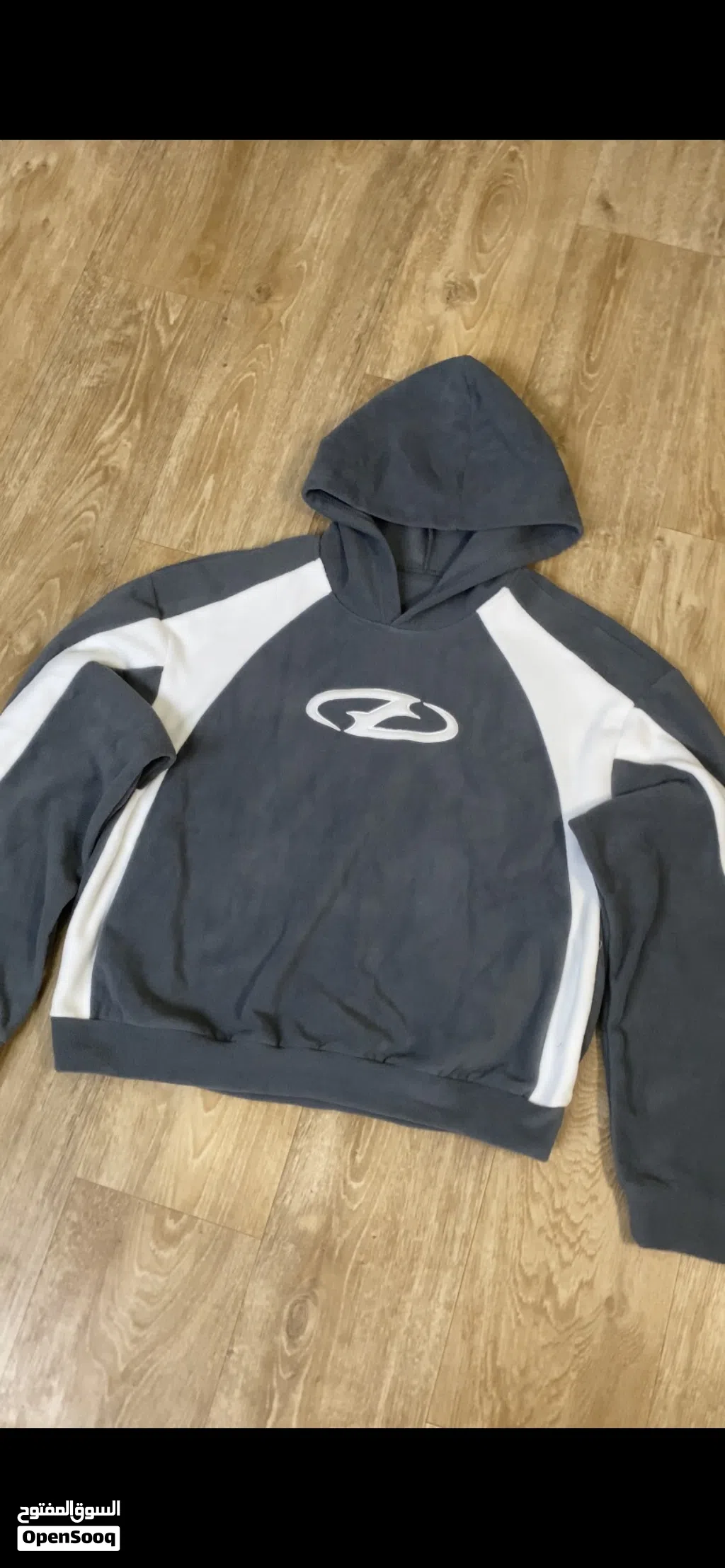 Grey asthetic hoodie