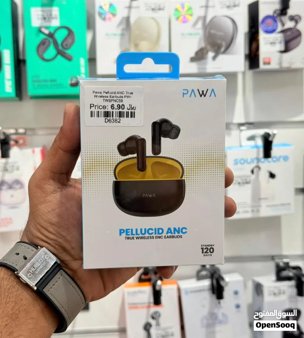 Brand New Pawa ANC Earbuds in Oman Wireless Freedom 1 Year Warranty