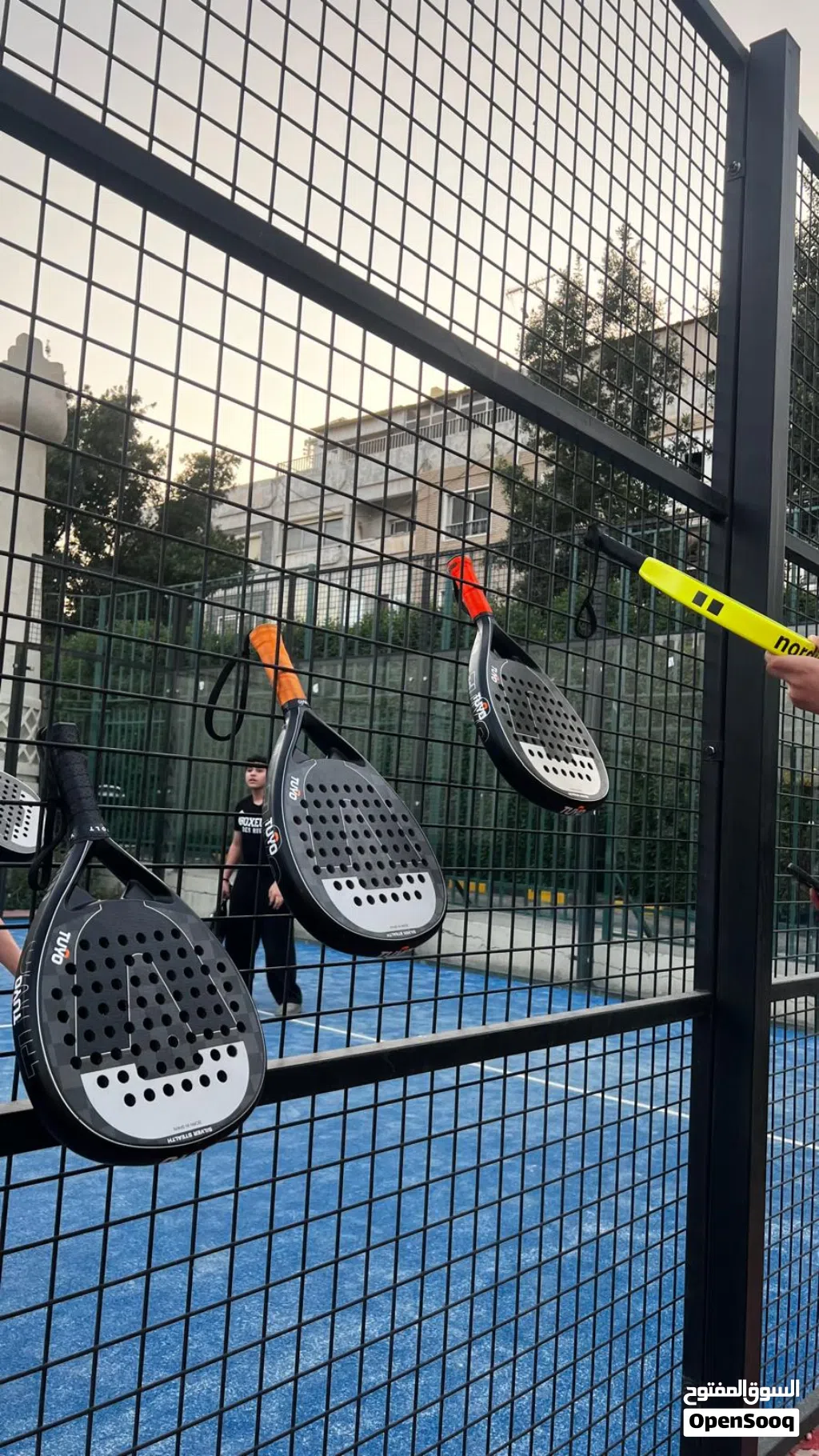 مضرب بادل سيلفر ستيلث من تويو padel racket from tuyo (silver stealth)
