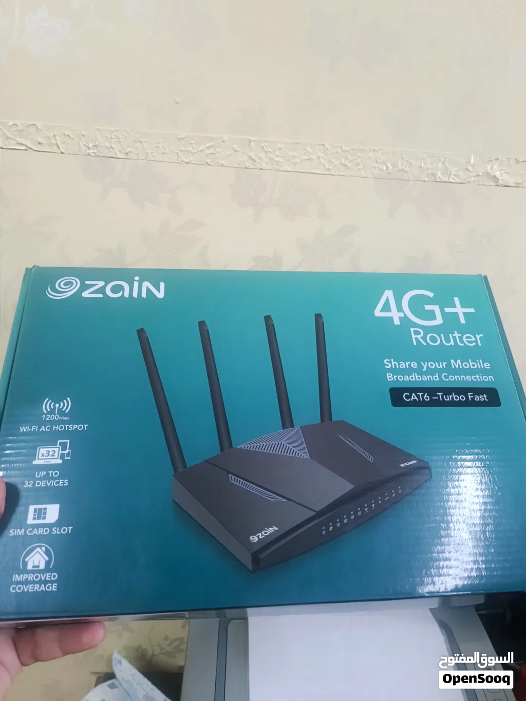 راوتر بلس 4G+يشغل كل الخطوط ( اورنج امنيه زين )